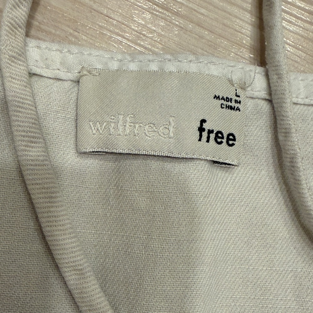 Aritzia Wilfred Tank Top Cream - Picture 2 of 3